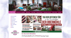 Desktop Screenshot of obermuehle.at